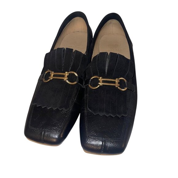 Stivali Womens Loafers  Size 9.5 Black New York Divinity Leather Casual - Picture 14 of 15